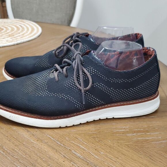 Ben Sherman Omega Casual Mens Wingtip Black, Size 12 - Picture 4 of 8